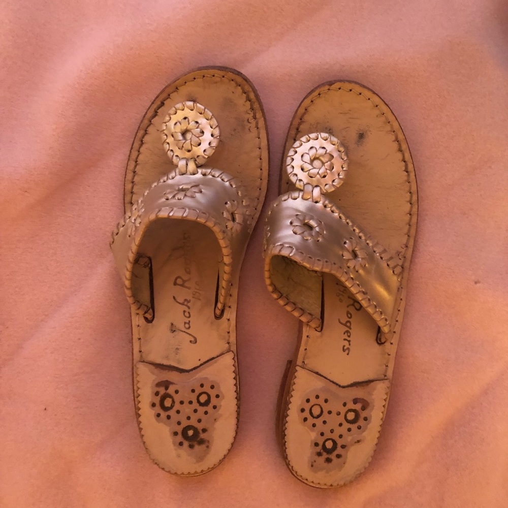 Platinum Jack Rogers size 7